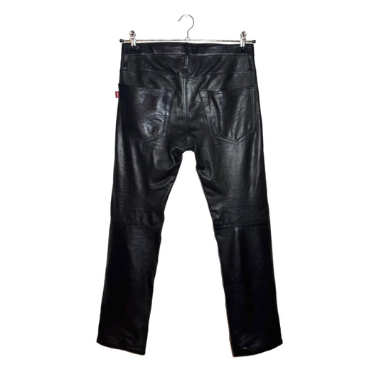 Vetements AW18 Hybrid leather denim