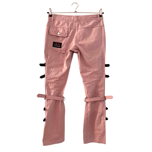 Dolce & Gabbana SS03 SEX pink bondage pants