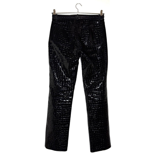 Balenciaga SS19 SAMPLE croc embossed leather pants