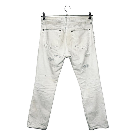 Miharayasuhiro embellished distressed denim