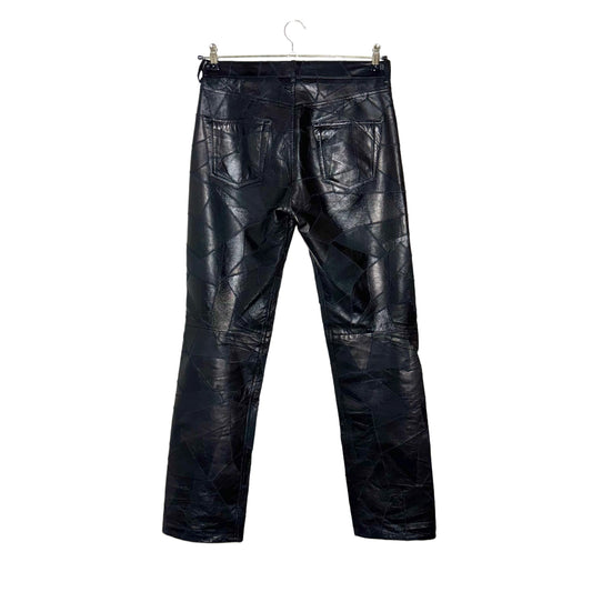 Balenciaga Fall18 patchwork leather pants
