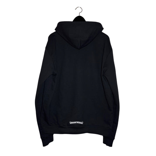Chrome Hearts vertical logo zip-up hoodie