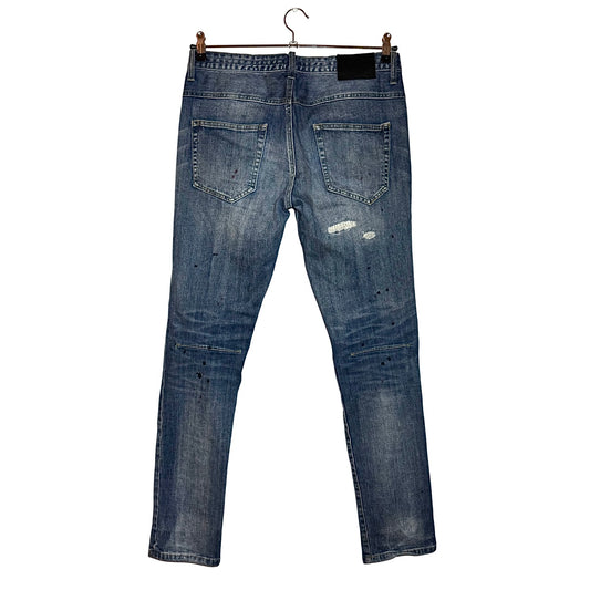 Number (N)ine x Loveless x Guild Prime distressed denim