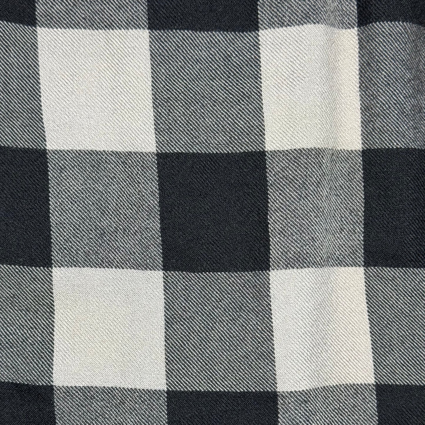 Rick Owens FW25 lightweight Jumbo Plaid wool scarf