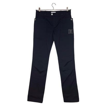 Chanel AW03 wool patch trousers by Karl Lagerfield