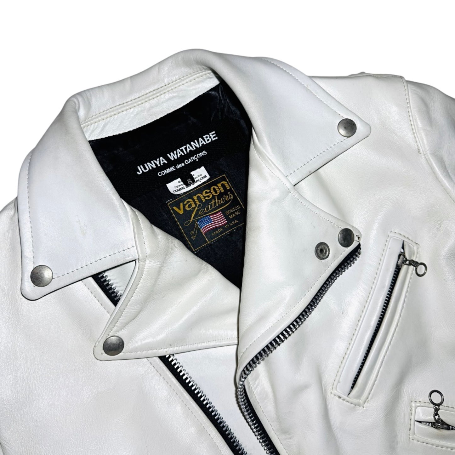 Junya Watanabe x Vanson Leathers AW07 rider jacket