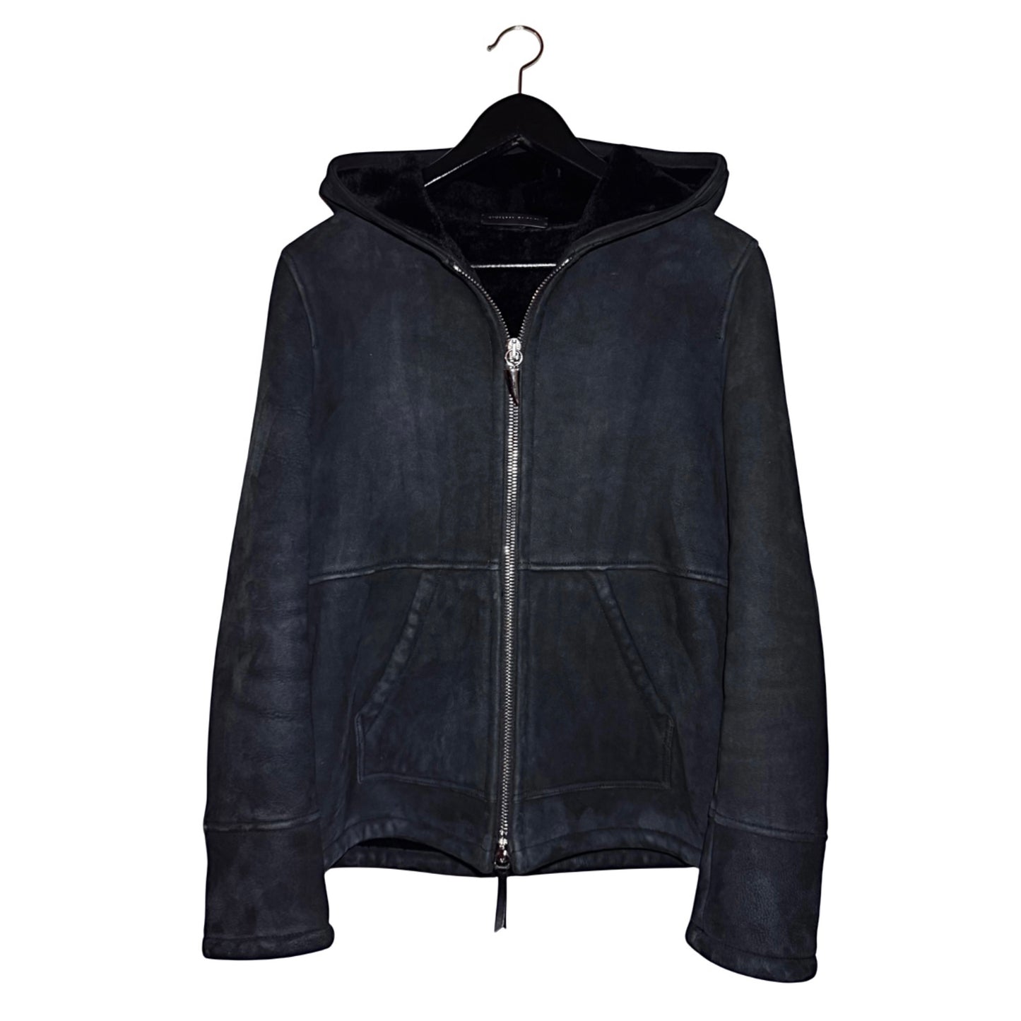 Giuseppe Zanotti shearling lined lambskin hoodie