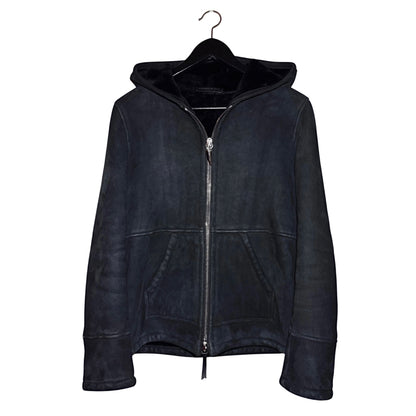 Giuseppe Zanotti shearling lined lambskin hoodie