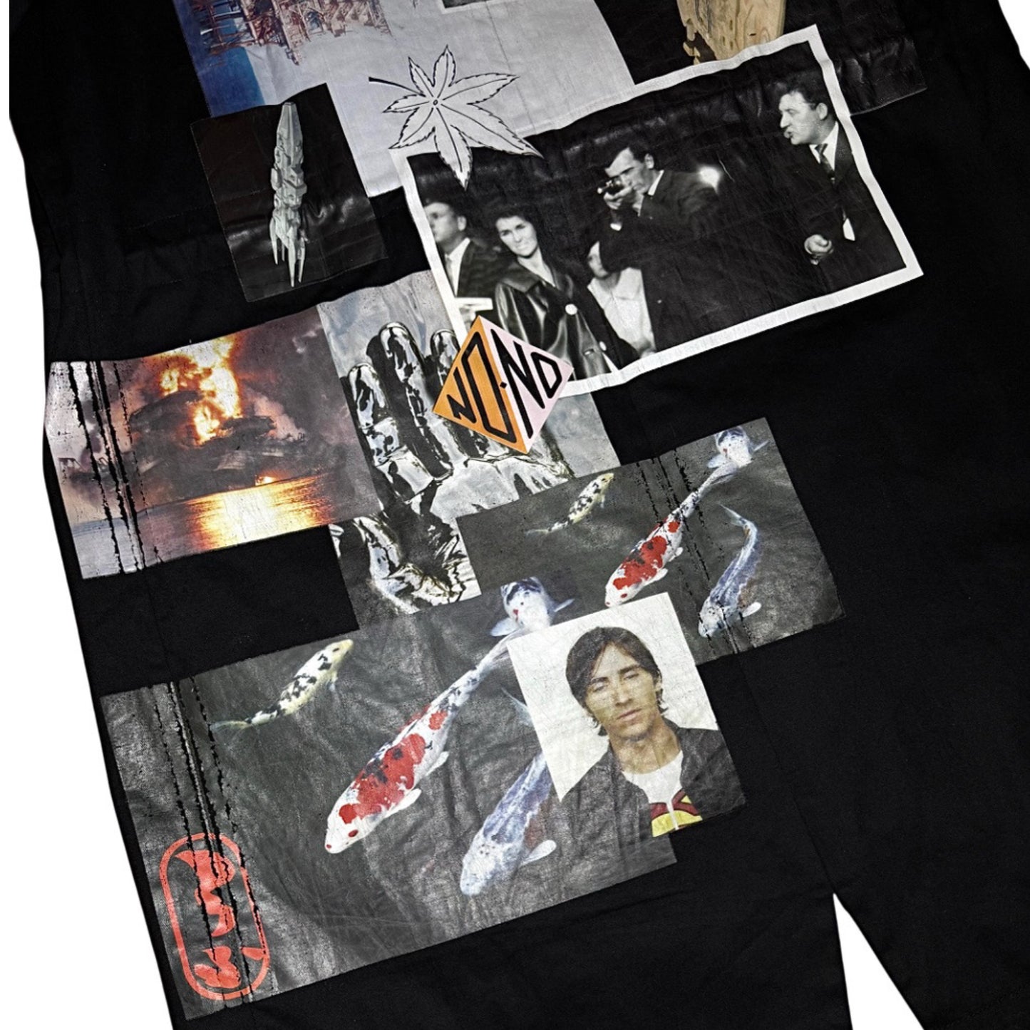 Raf Simons SS15 Photomontage fishtail parka
