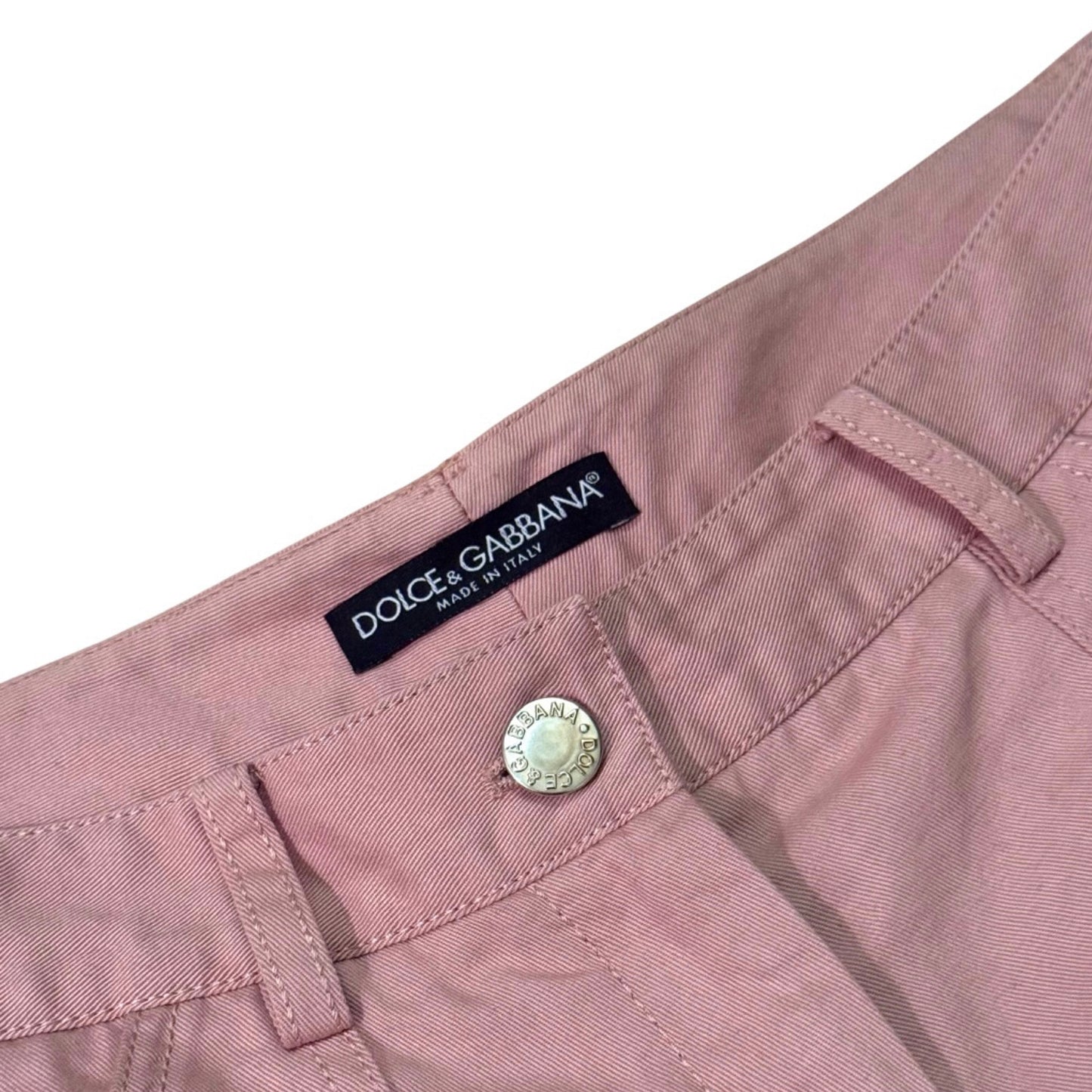 Dolce & Gabbana SS03 SEX pink bondage pants