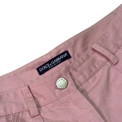 Dolce & Gabbana SS03 SEX pink bondage pants