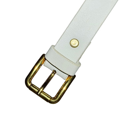 Dolce & Gabbana SS03 SEX leather belt (white)
