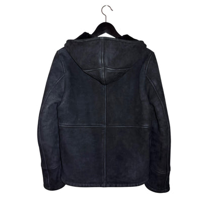 Giuseppe Zanotti shearling lined lambskin hoodie