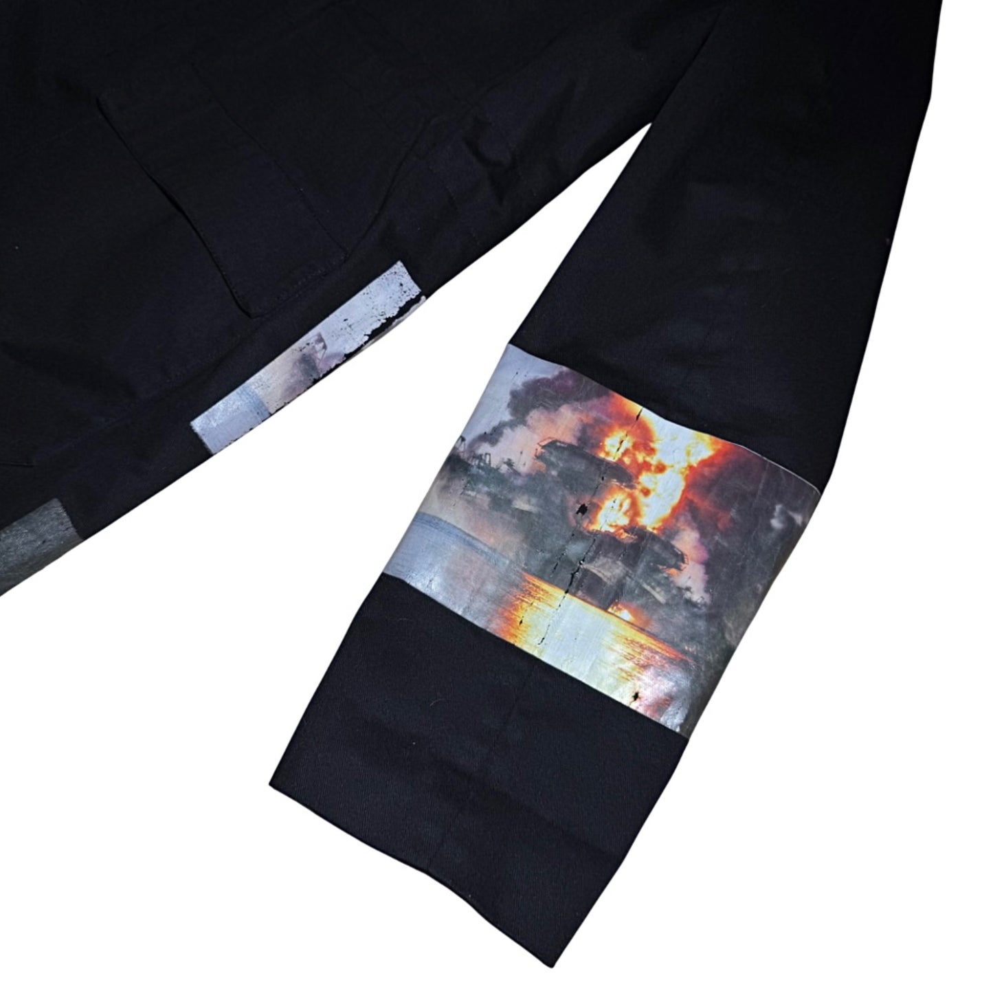 Raf Simons SS15 Photomontage fishtail parka