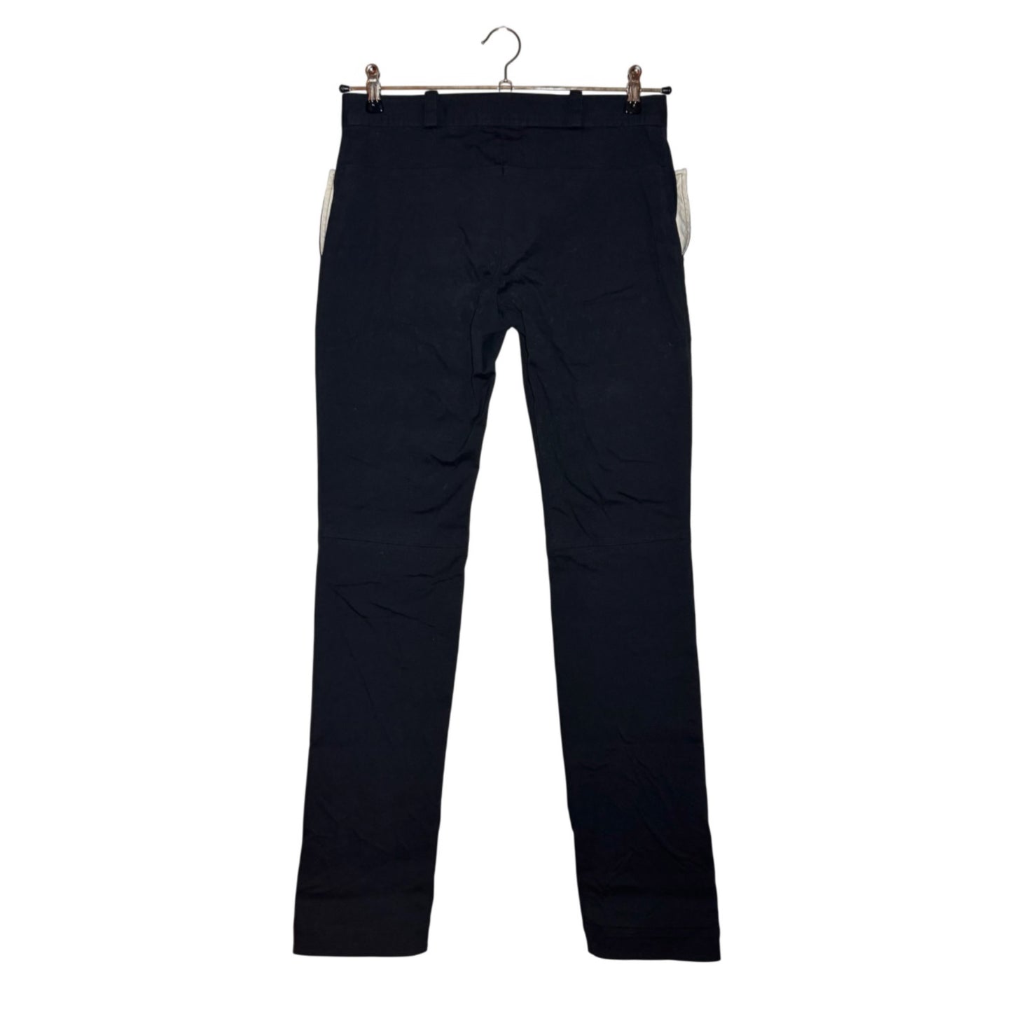 Chanel AW03 wool patch trousers by Karl Lagerfield