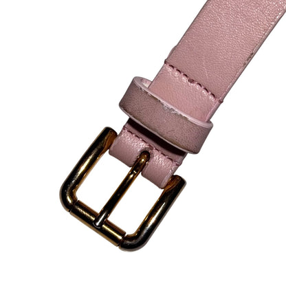 Dolce & Gabbana SS03 SEX leather belt (pink)