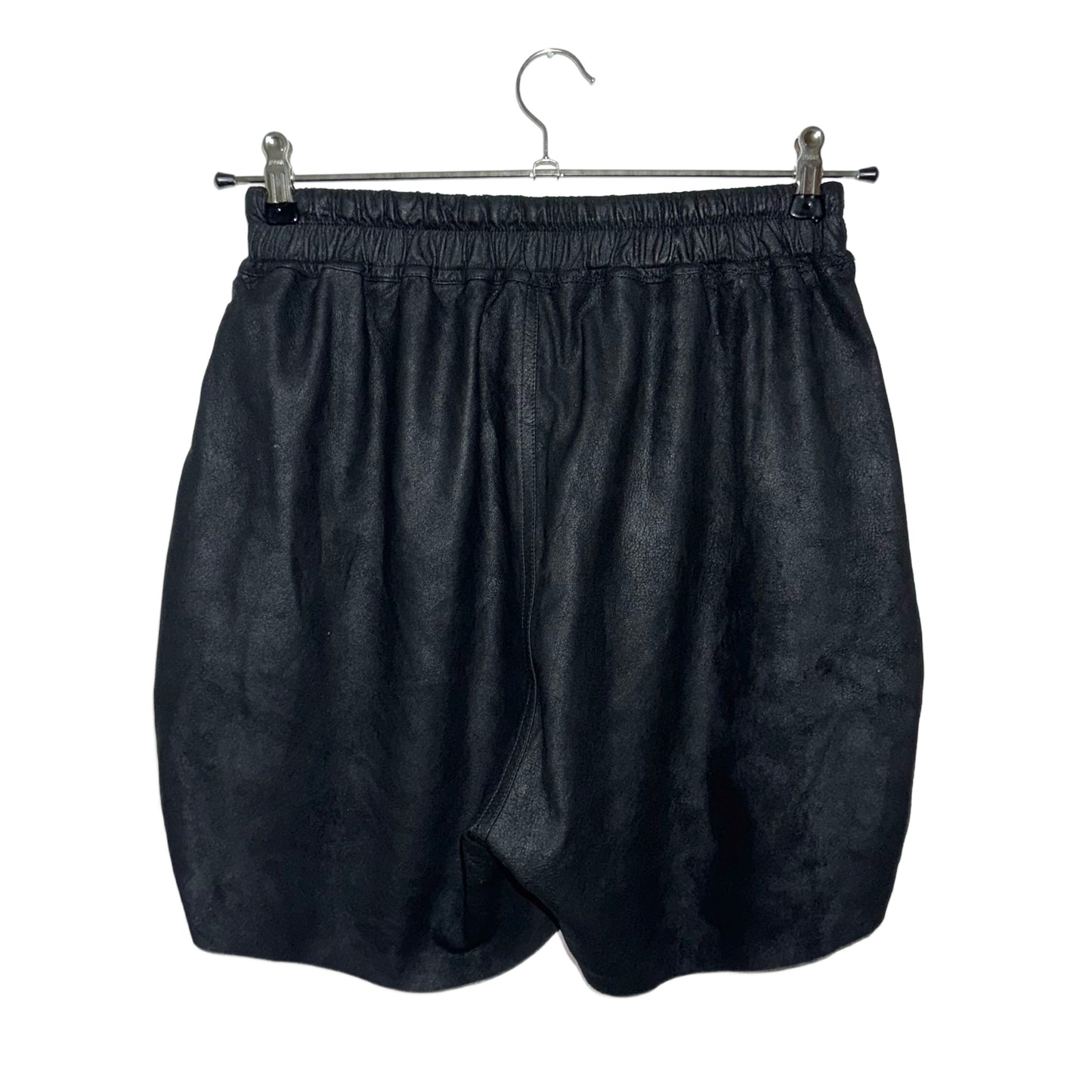 Rick Owens SS23 "Edfu" leather pentaboxer shorts