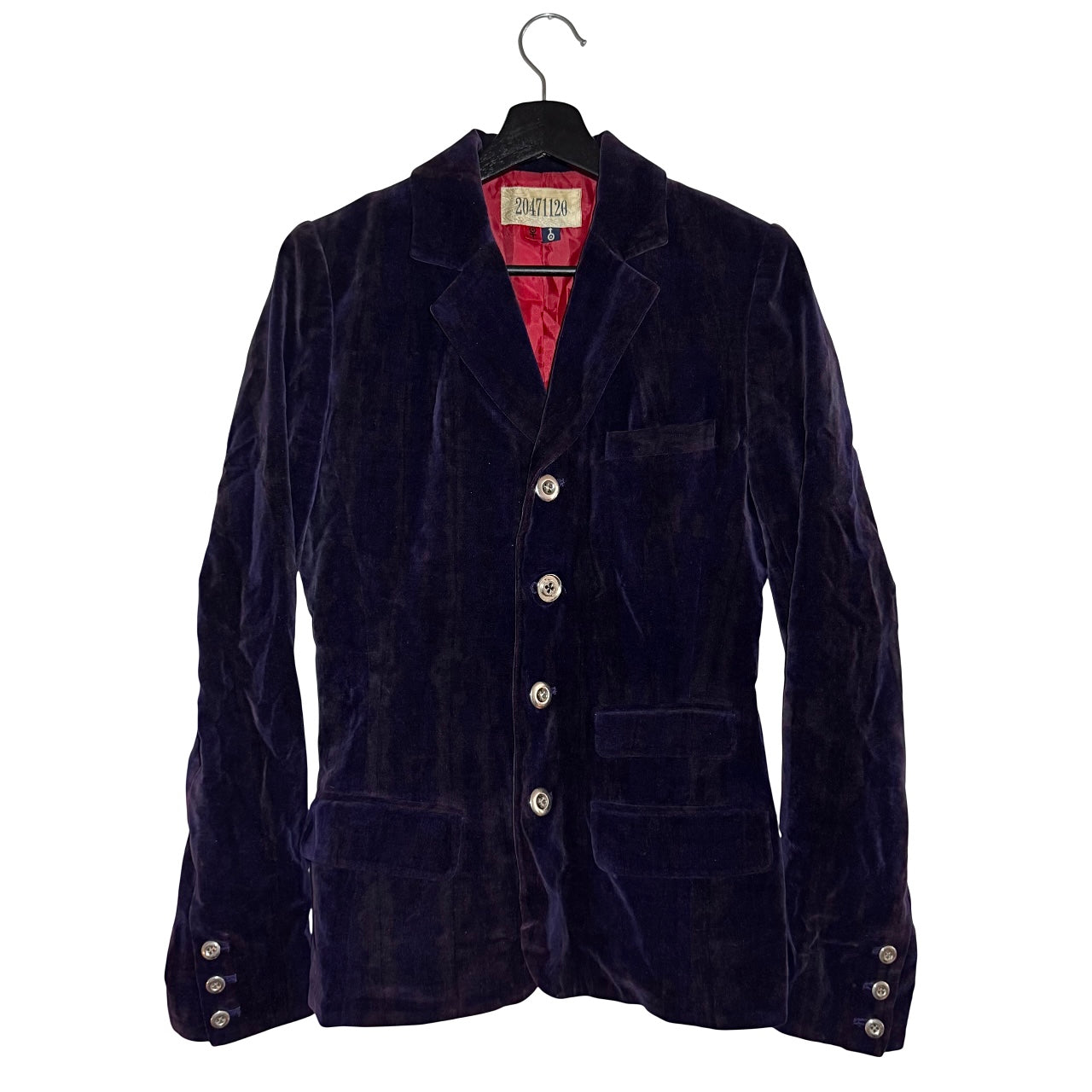 20471120 violet velvet blazer