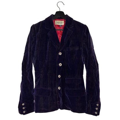 20471120 violet velvet blazer