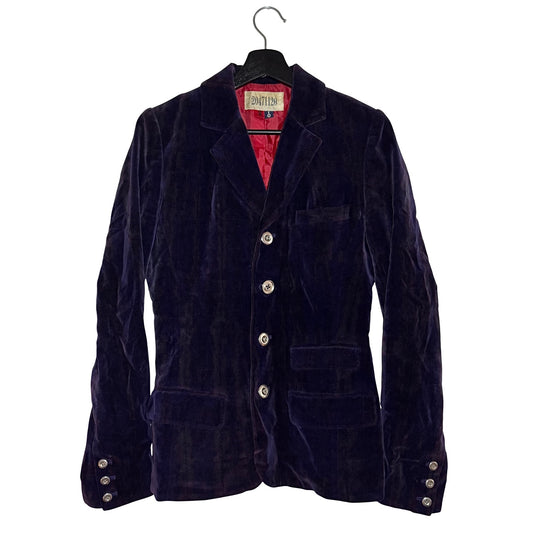 20471120 violet velvet blazer