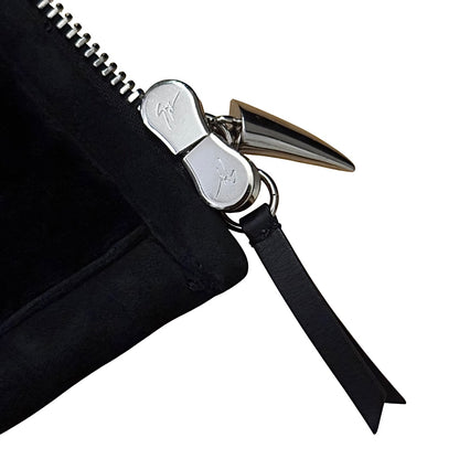 Giuseppe Zanotti shearling lined lambskin hoodie