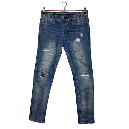 Number (N)ine x Loveless x Guild Prime distressed denim