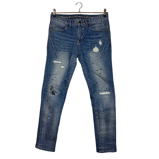 Number (N)ine x Loveless x Guild Prime distressed denim