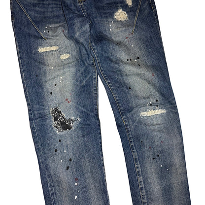 Number (N)ine x Loveless x Guild Prime distressed denim