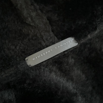 Giuseppe Zanotti shearling lined lambskin hoodie