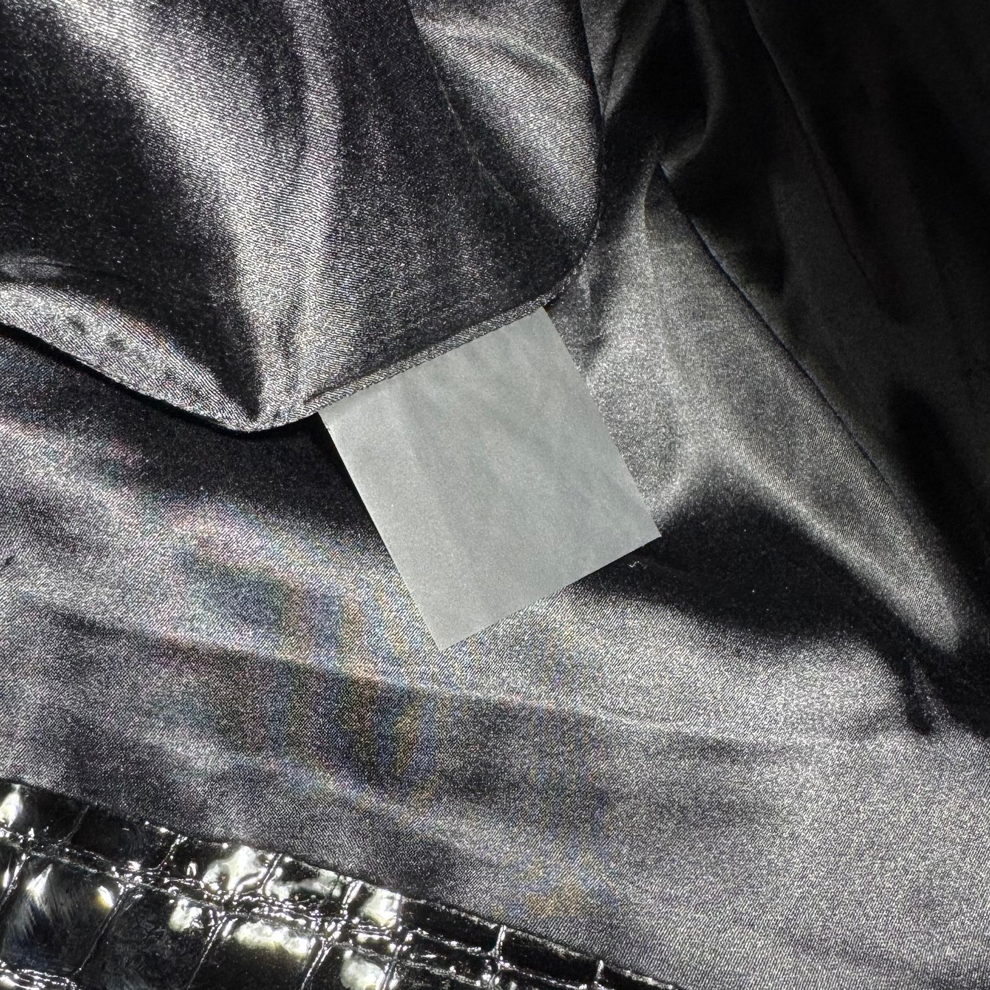Balenciaga SS19 SAMPLE croc embossed leather pants