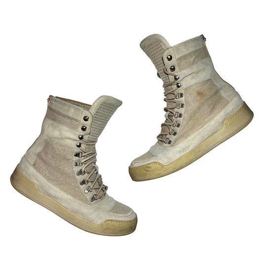 Balmain SS13 back-zip Basket sneakers