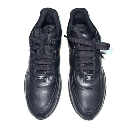 Chanel women's leather trainers