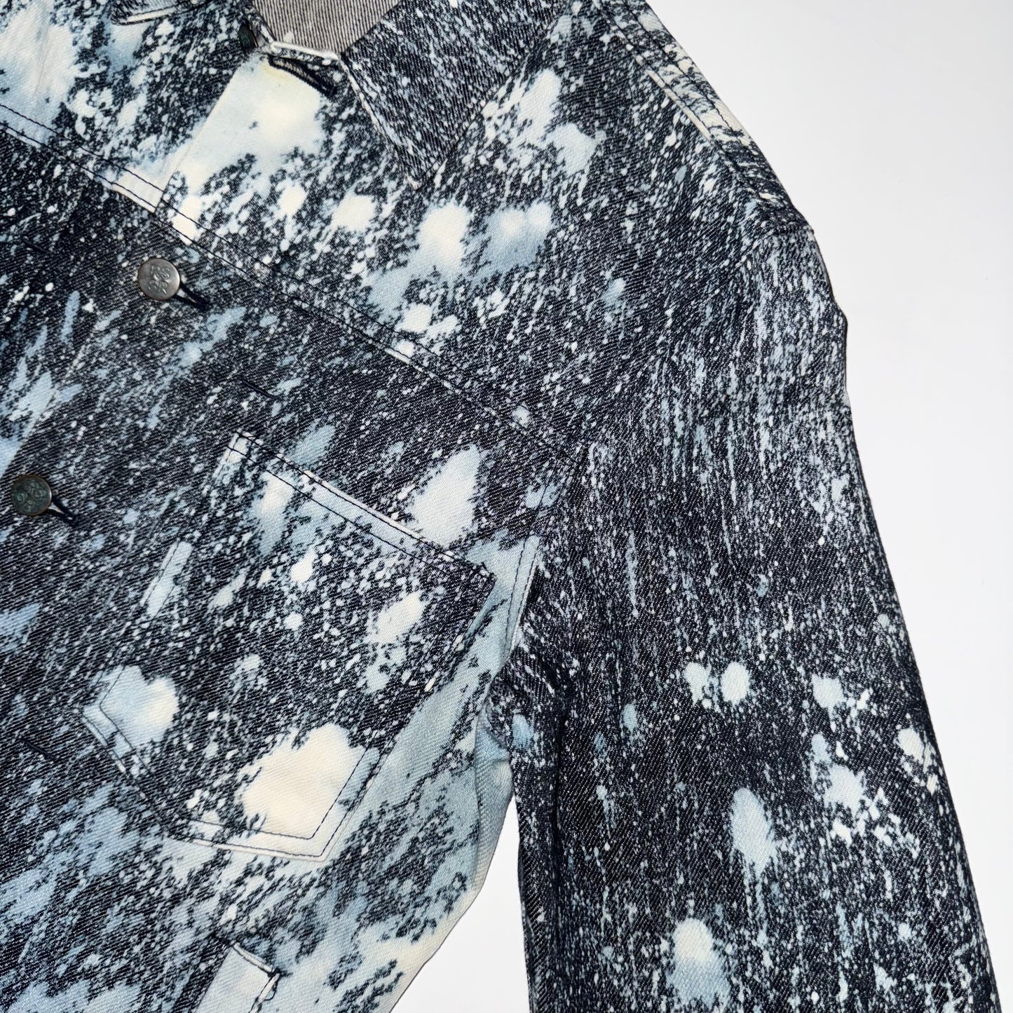 Raf Simons x Sterling Ruby SS10 bleached denim jacket