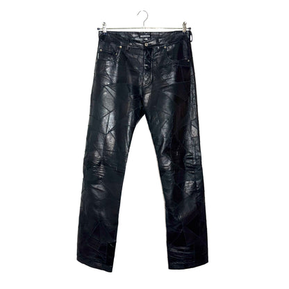 Balenciaga Fall18 patchwork leather pants