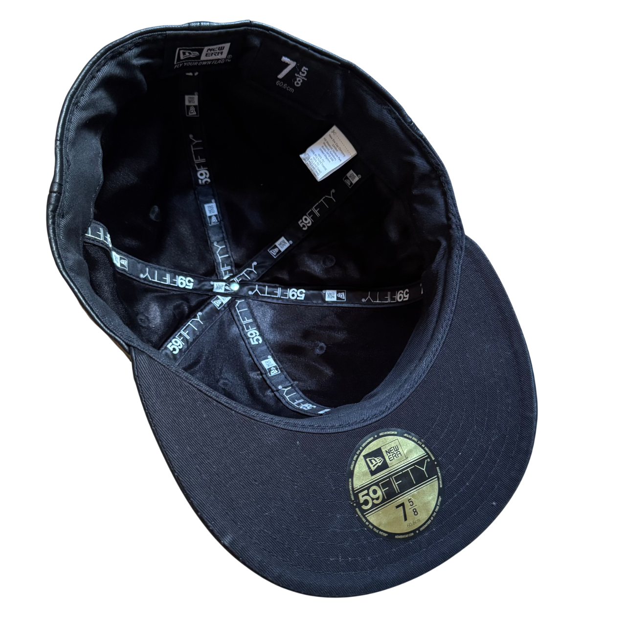 KTZ x New Era faux leather baseball cap