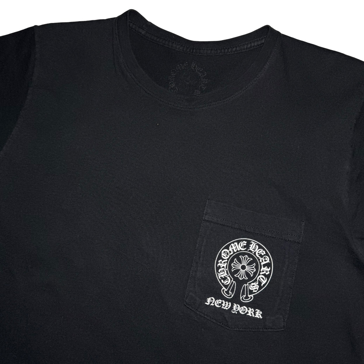 Chrome Hearts New York exclusive horseshoe pocket T-shirt