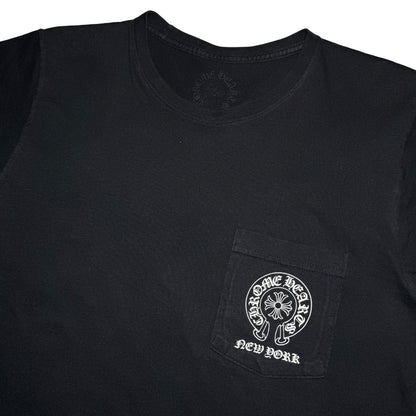 Chrome Hearts New York exclusive horseshoe pocket T-shirt