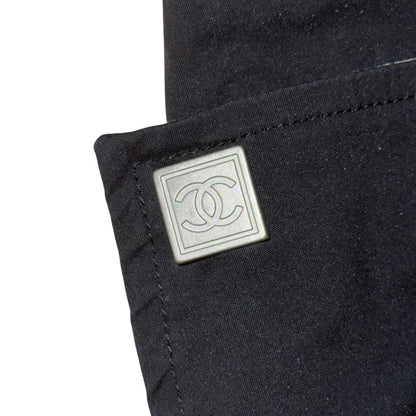 Chanel AW03 wool patch trousers by Karl Lagerfield