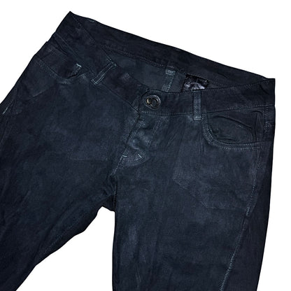 Isaac Sellam Experience scar-stitch lambskin pants