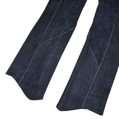 Isaac Sellam Experience scar-stitch lambskin pants