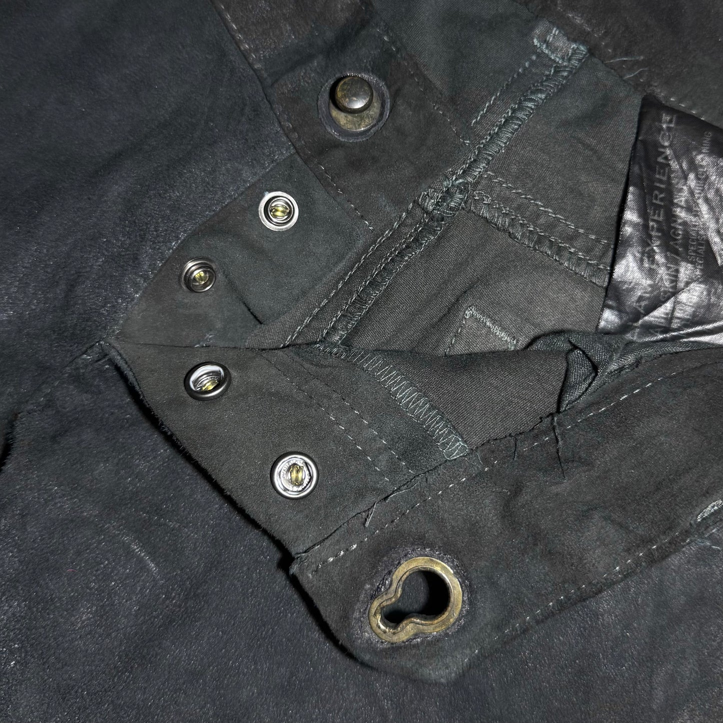 Isaac Sellam Experience scar-stitch lambskin pants