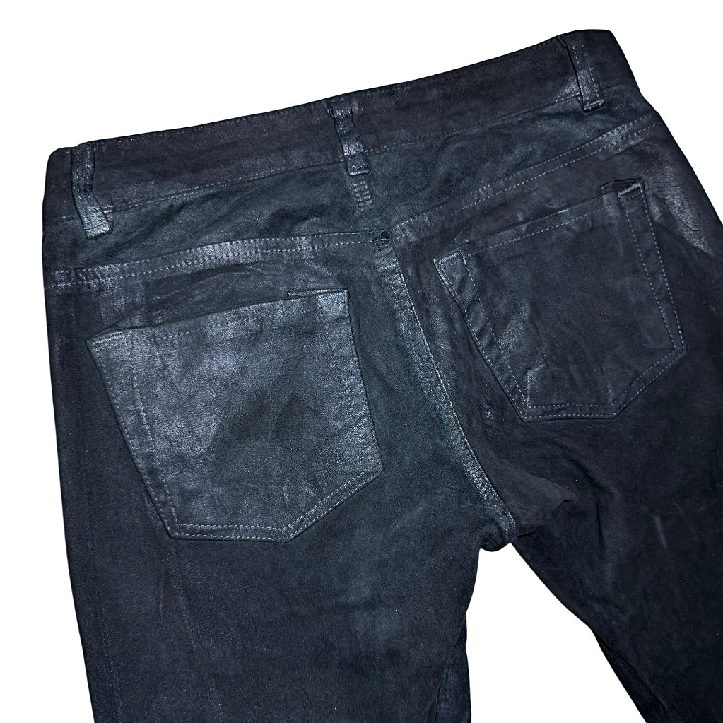 Isaac Sellam Experience scar-stitch lambskin pants