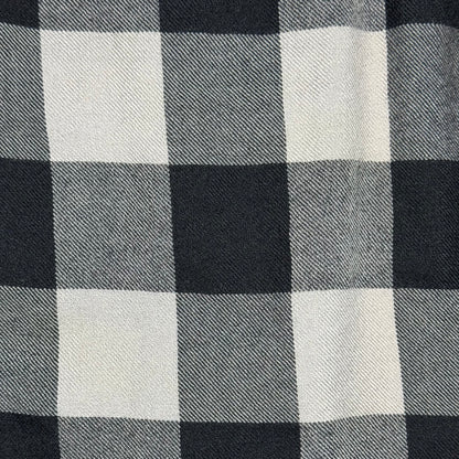 Rick Owens FW25 lightweight Jumbo Plaid wool scarf