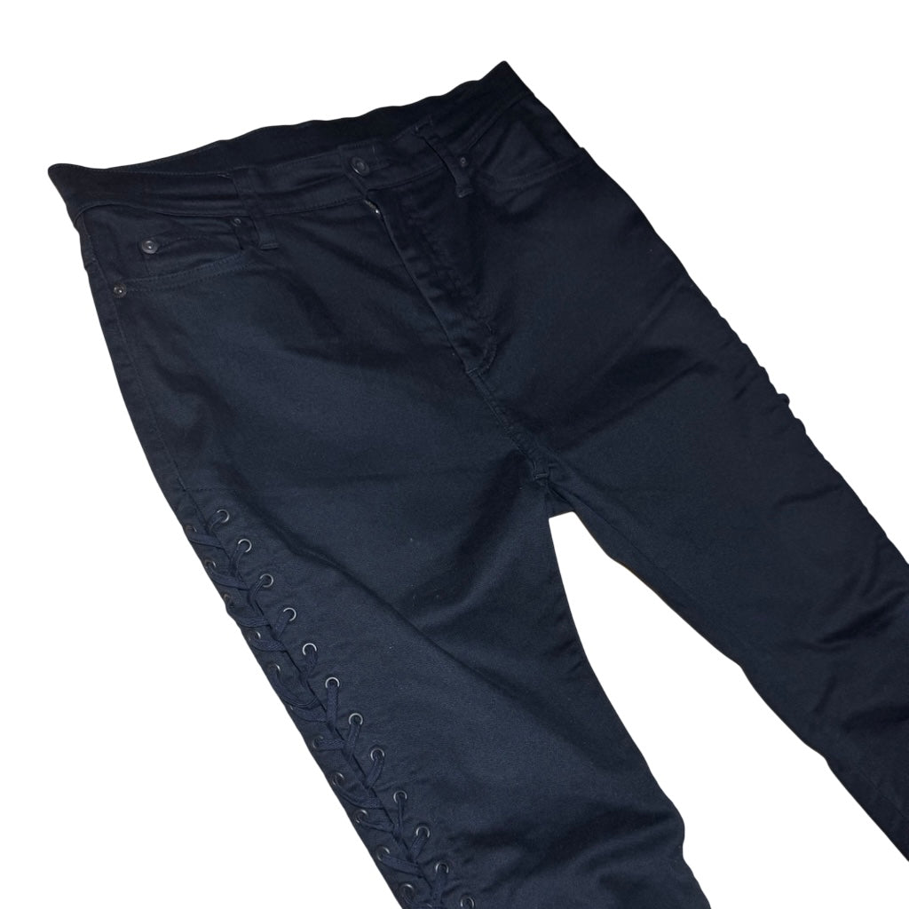 Hysteric Glamour lace-up skinny denim