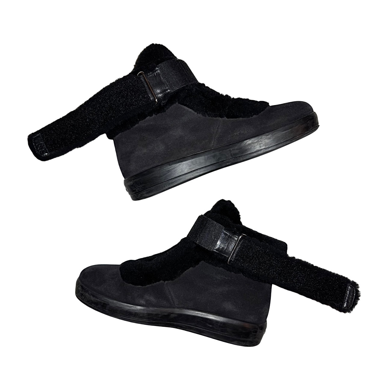Prada Linea Rossa suede sneakers