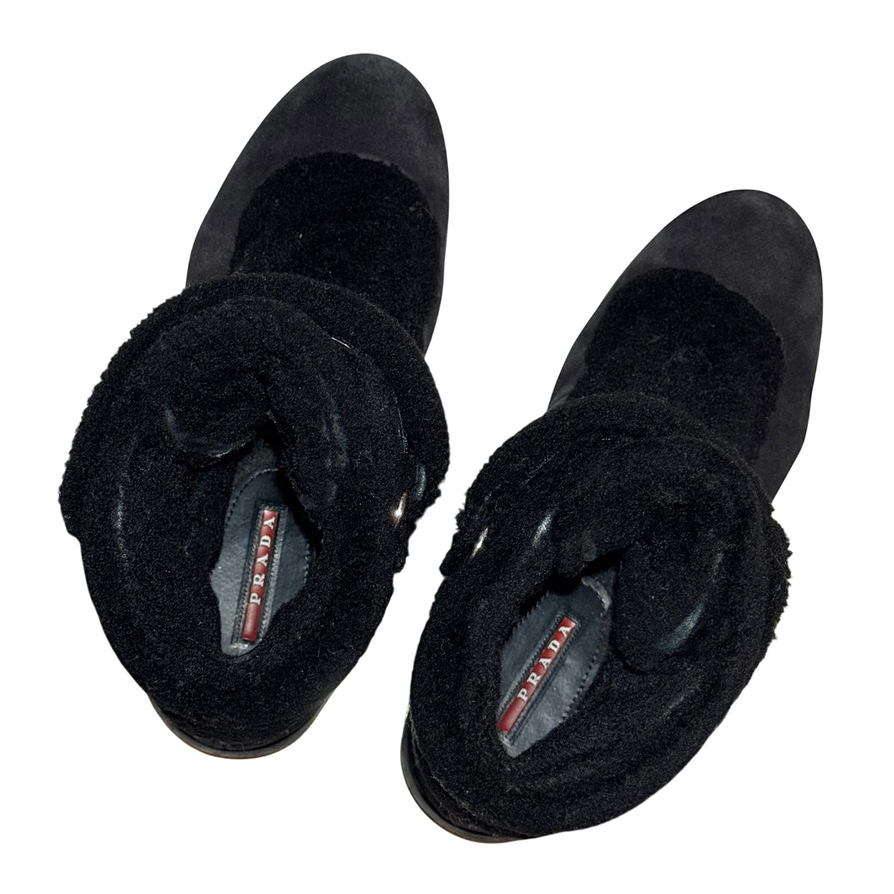 Prada Linea Rossa suede sneakers