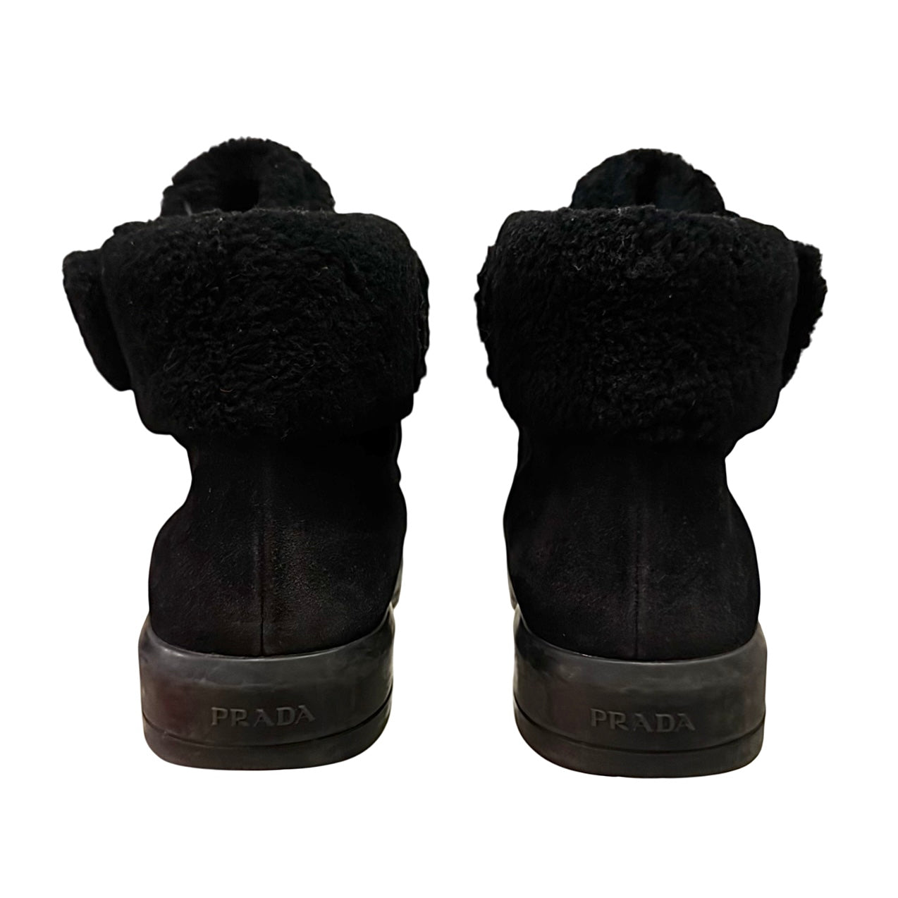 Prada Linea Rossa suede sneakers
