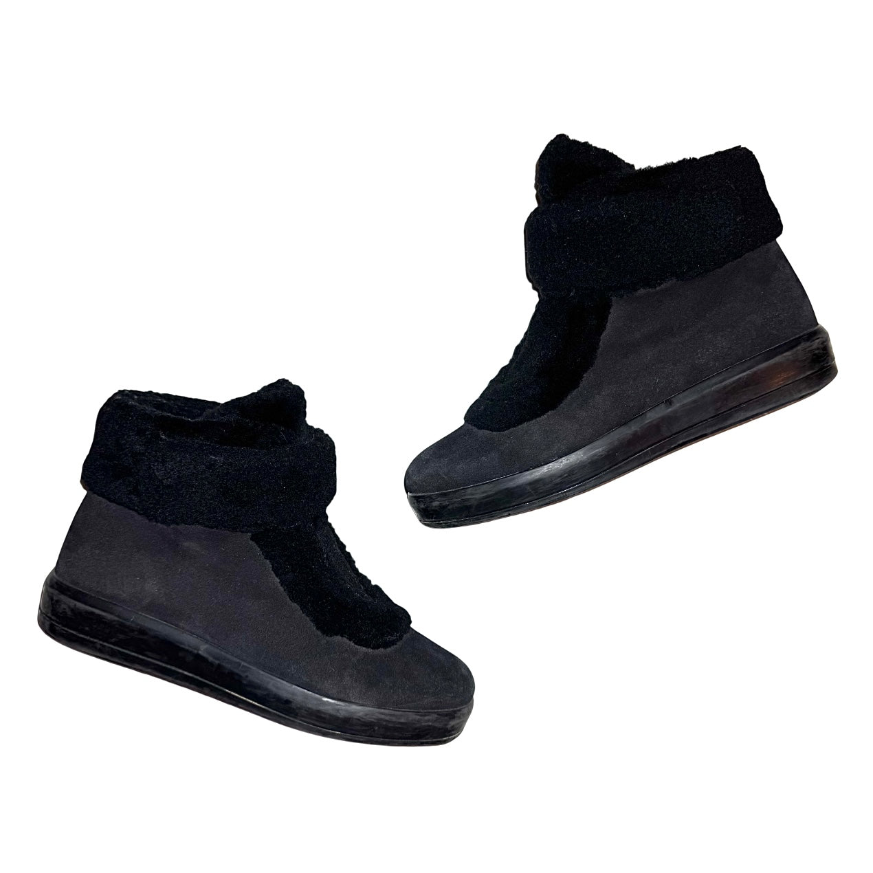 Prada Linea Rossa suede sneakers