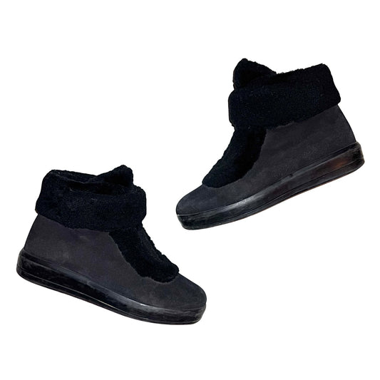 Prada Linea Rossa suede sneakers
