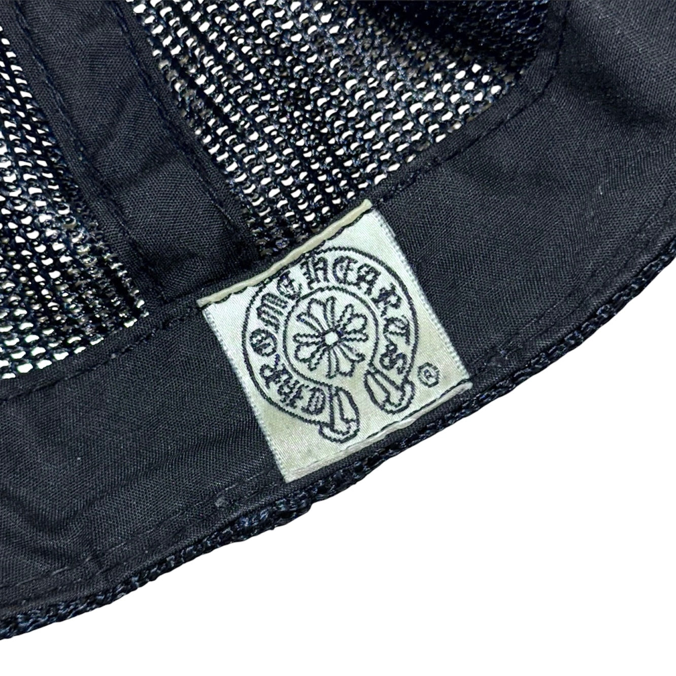 Chrome Hearts vintage "FUCK" leather patched trucker hat